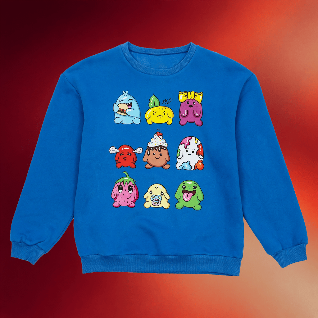 Moriah Elizabeth Merch 2026 Grid Of Blobs Sweatshirt Cute Gifts For Friends - Merchluma