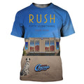 Rush Chicago IL 2026 Event Specific Litho Poster T-Shirt RUSH Fifty Something Tour Merch - Merchluma