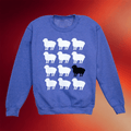 Kin Ship Goods Merch Black Sheep Sweatshirt Birthday Present For Friends - Merchluma