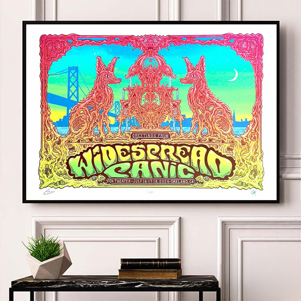 Widespread Panic Oakland California 2026 Event Poster Widespread Panic Tour Merch Home Decor - Merchluma