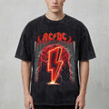 ACDC Columbus Ohio Pwr Up Tour 2026 Event Poster Washed T-Shirt ACDC Merch Concert Outfits - Merchluma