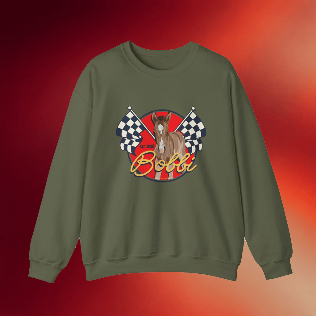 Katie Van Slyke Merch 2026 Racer Bobbi Sweatshirt Gifts For Horse Lovers - Merchluma