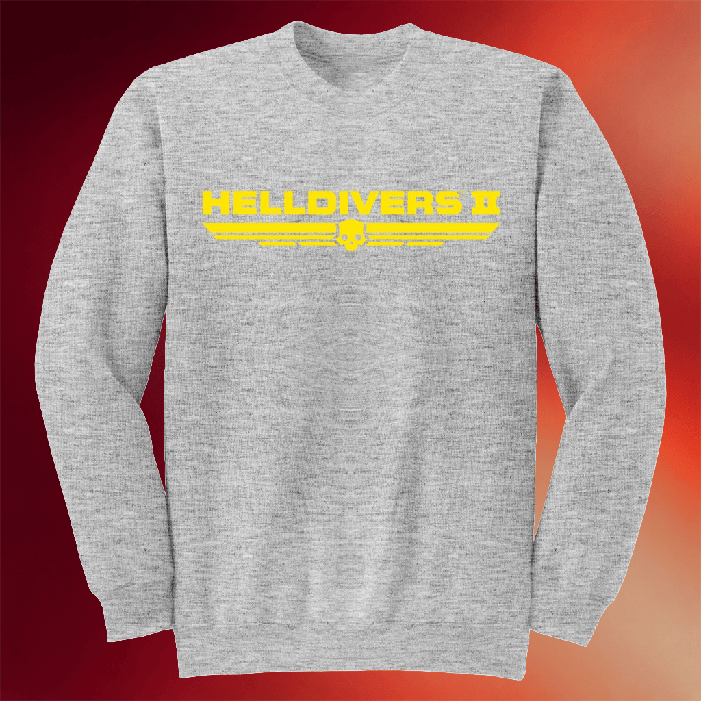 Helldivers 2 Merch Helldivers Logo Sweatshirt Birthday Presents For Boyfriend - Merchluma