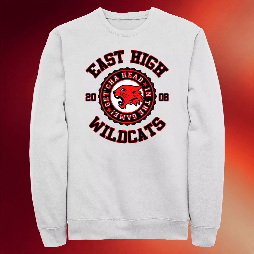 High School Musical Merch East High Wildcats Team Sweatshirt Birthday Gift For Son - Merchluma