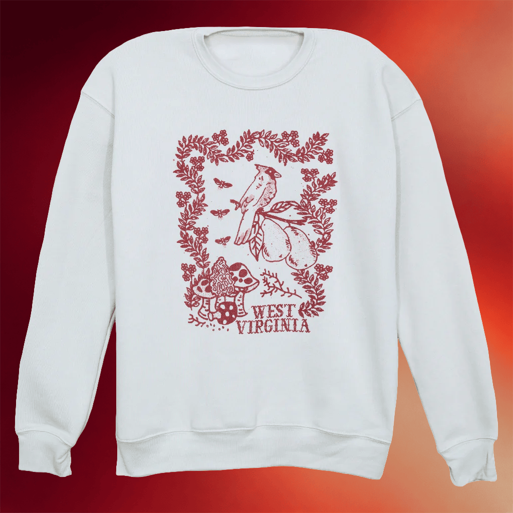 Kin Ship Goods Merch West Virginia Sampler Sweatshirt Good Gifts For Friends - Merchluma