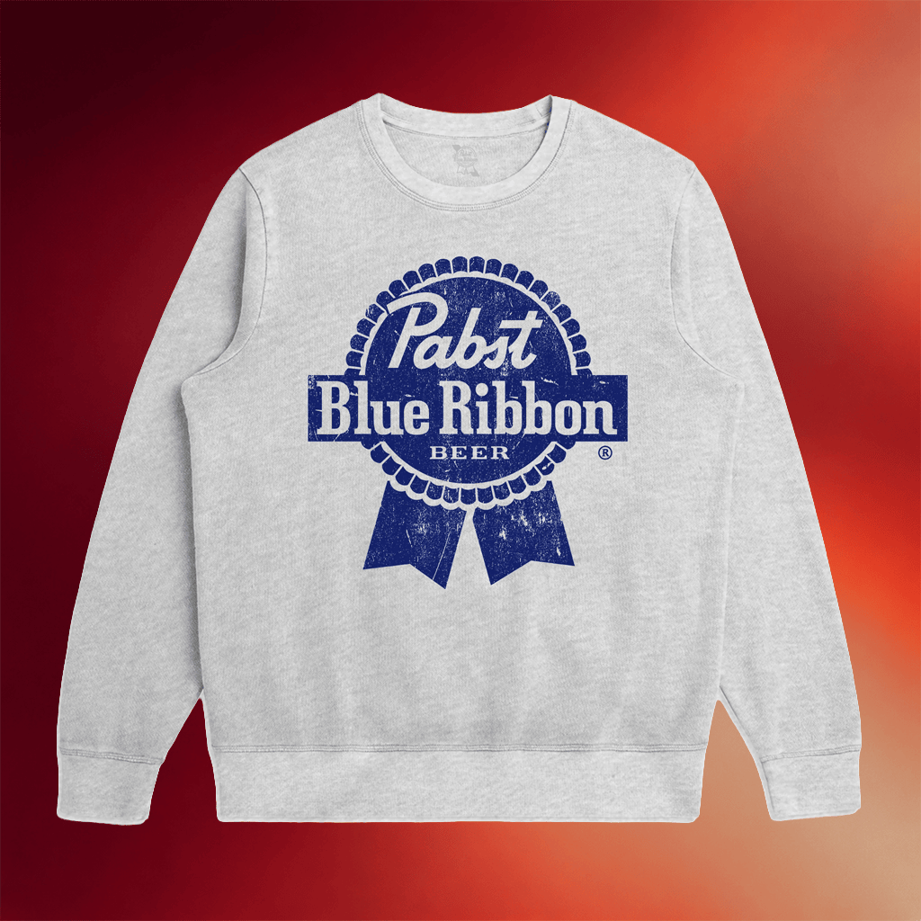 Pabst Blue Ribbon Merch 2026 Vintage Logo Sweatshirt Unique Gifts For Husband - Merchluma