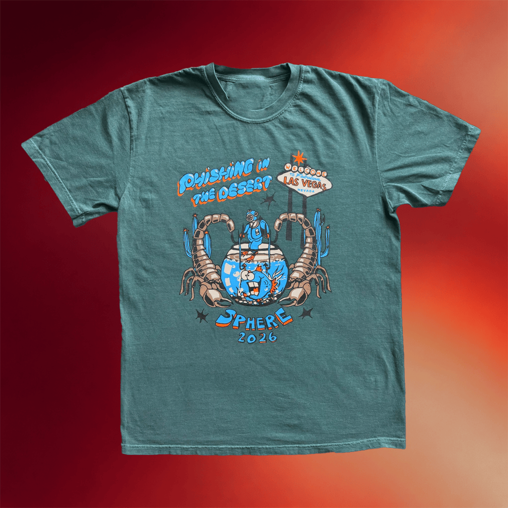 Thunder Shout Merch 2026 Fishing In The Desert Sphere Solid T-Shirt Gift For Dudes - Merchluma