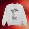 Numero Group Merch Numero Group Environments Crewneck I Can Help You Make Love Sweatshirt' - Merchluma