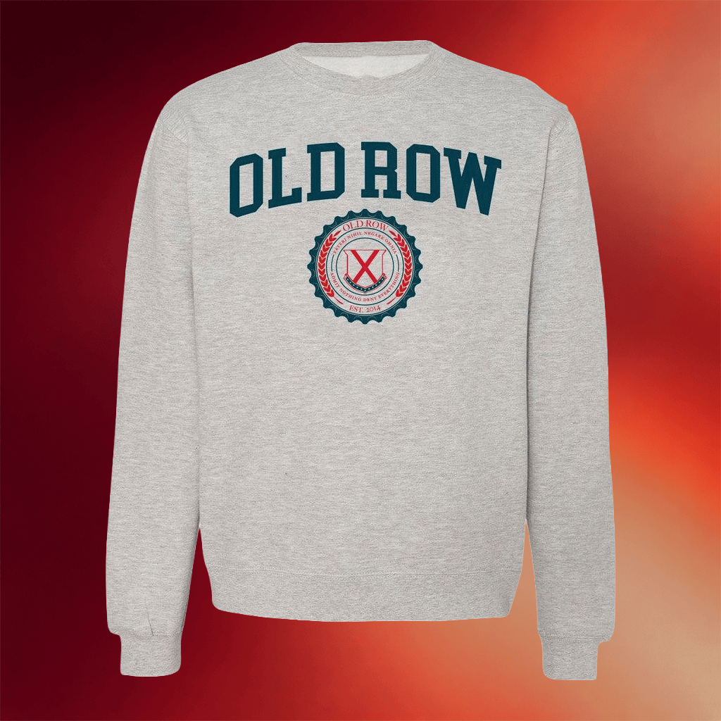 Old Row Merch Old Row Collegiate Crest Crewneck Sweatshirt Gifts For Best Friends - Merchluma