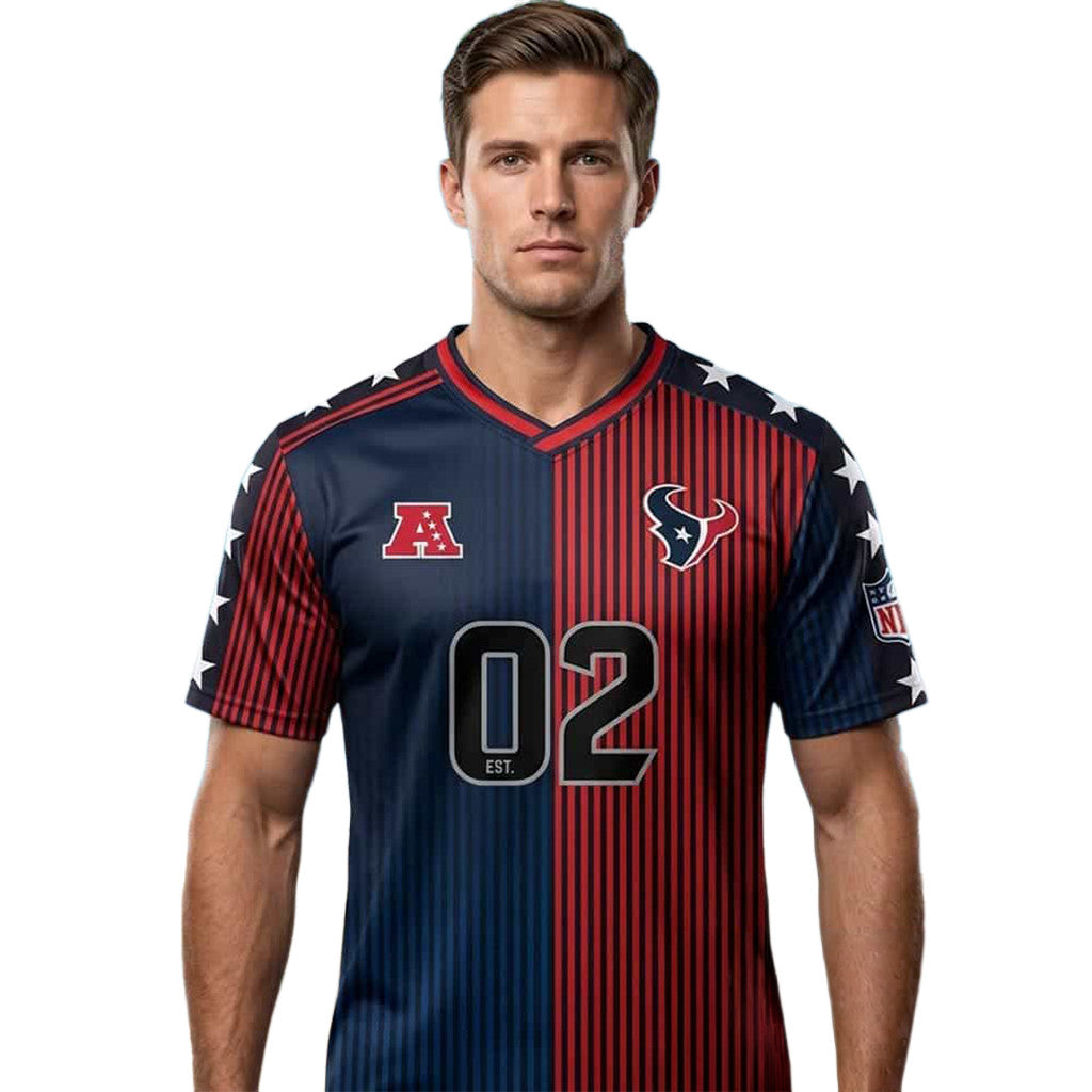 Houston Texans Football X Football Jersey 2026 Houston Texans Merch Special Gift For Dad - Merchluma