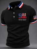 911 Never Forget Polo Shirt Proud Honoring Fireman Patriot Day Apparel Men Gift - Merchluma