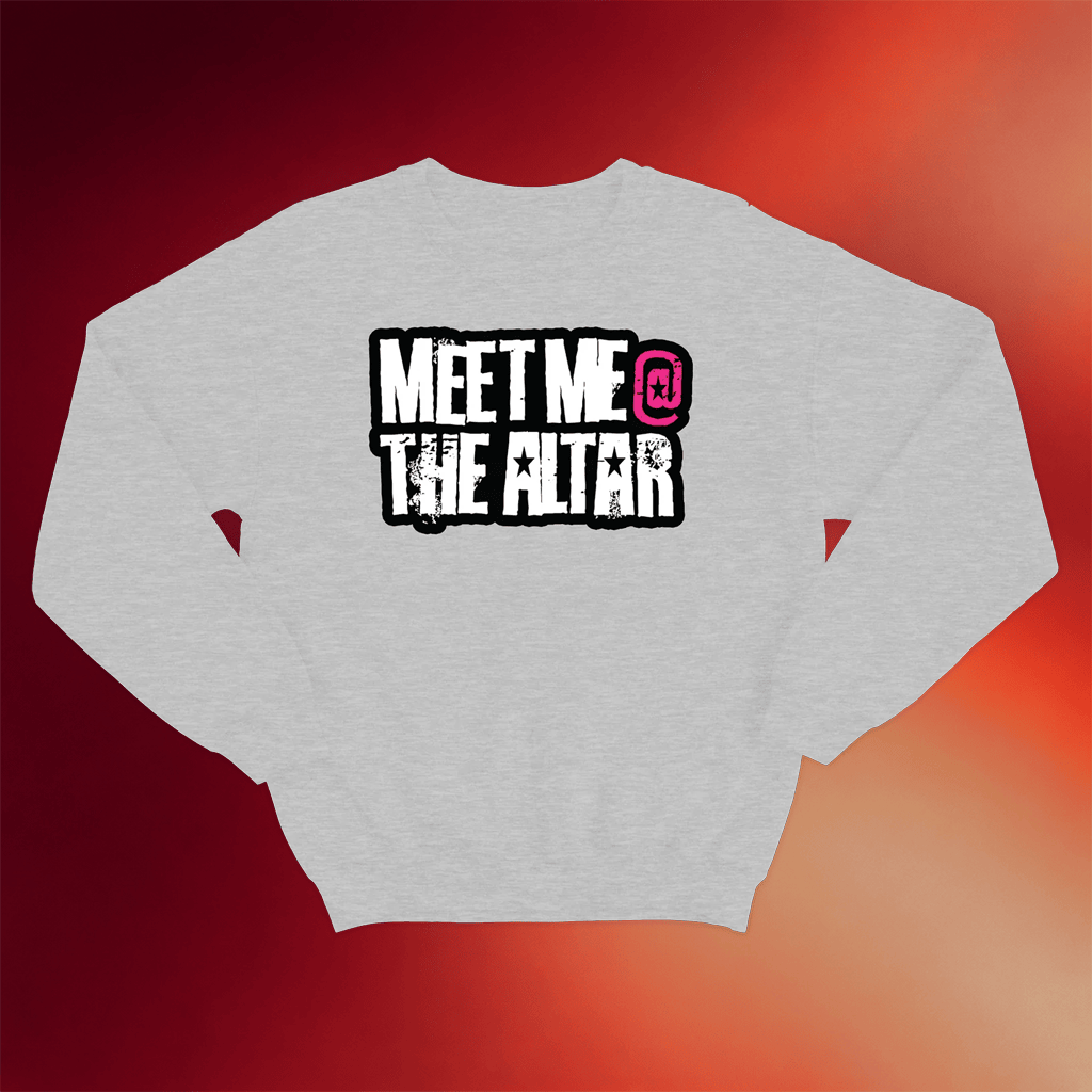 Meet Me At The Altar Merch 2026 Logo Sweatshirt Music Related Gifts For Guys - Merchluma