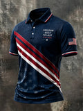 Freedom Built To Last Polo Shirt American Flag Merch Proud Patriotic Gift Idea - Merchluma
