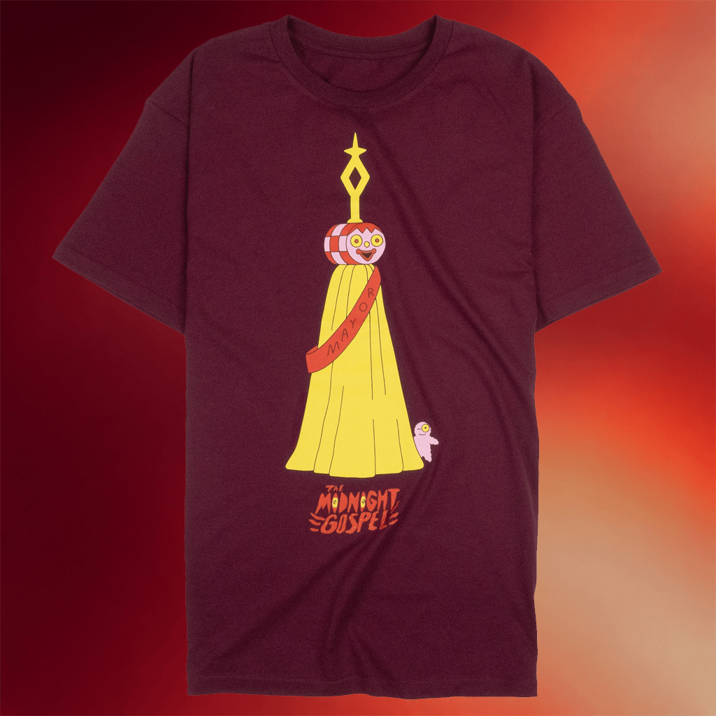 Titmouse Stuff Merch 2026 The Midnight Gospel Clown Mayor T-Shirt Present For Sci Fi Fans - Merchluma