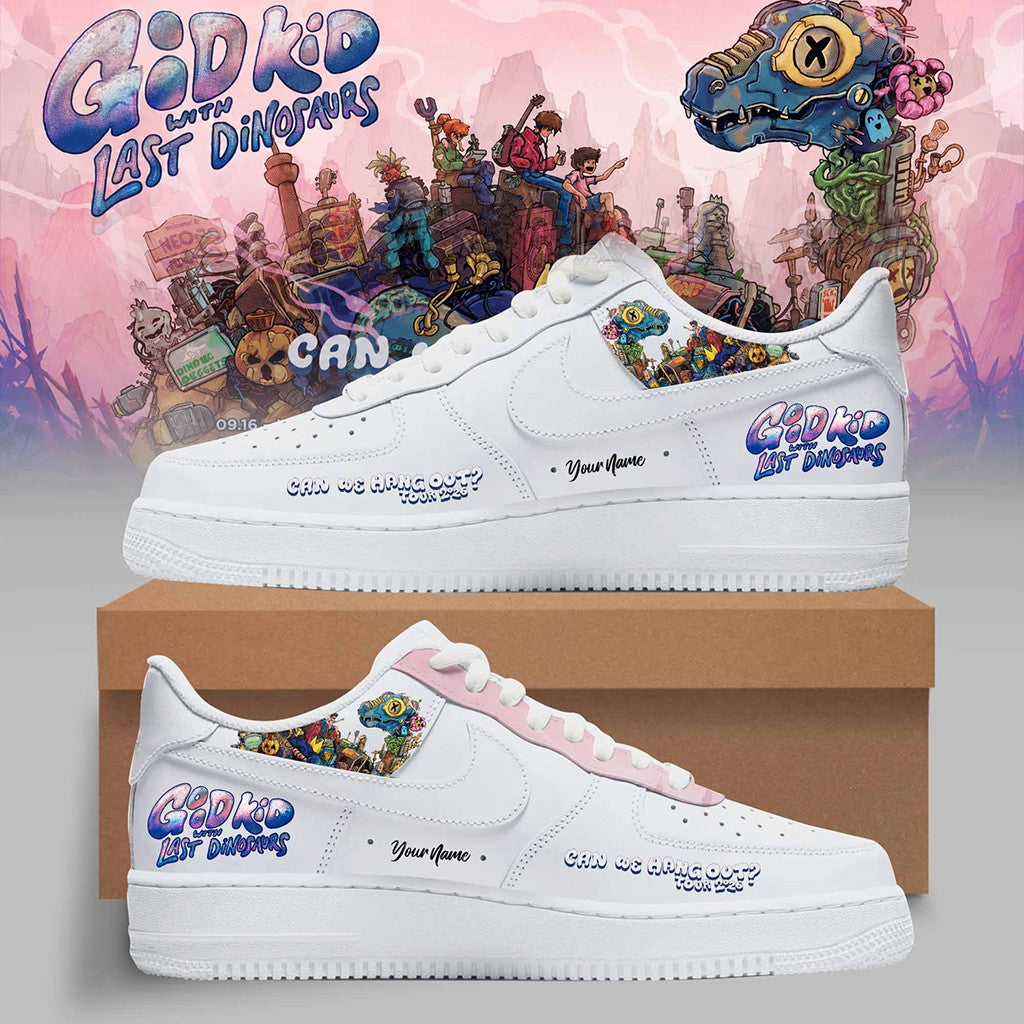 Custom Good Kid X Last Dinosaurs Merch 2026 Can We Hang Out Your Sneakers Gift For Music Lover - Merchluma