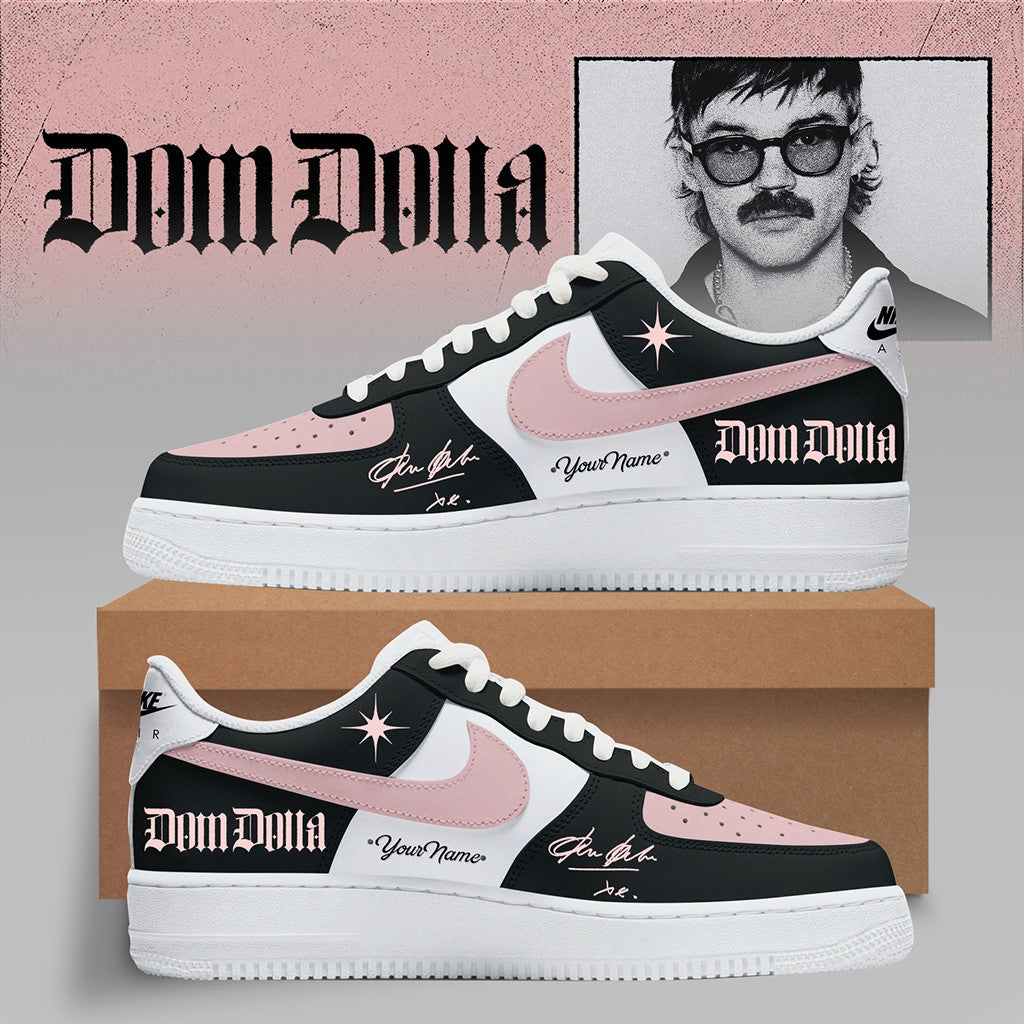 Personalized Dom Dolla Tour X Collection Baseball Signature Sneakers 2026 Dom Dolla Merch Gifts - Merchluma