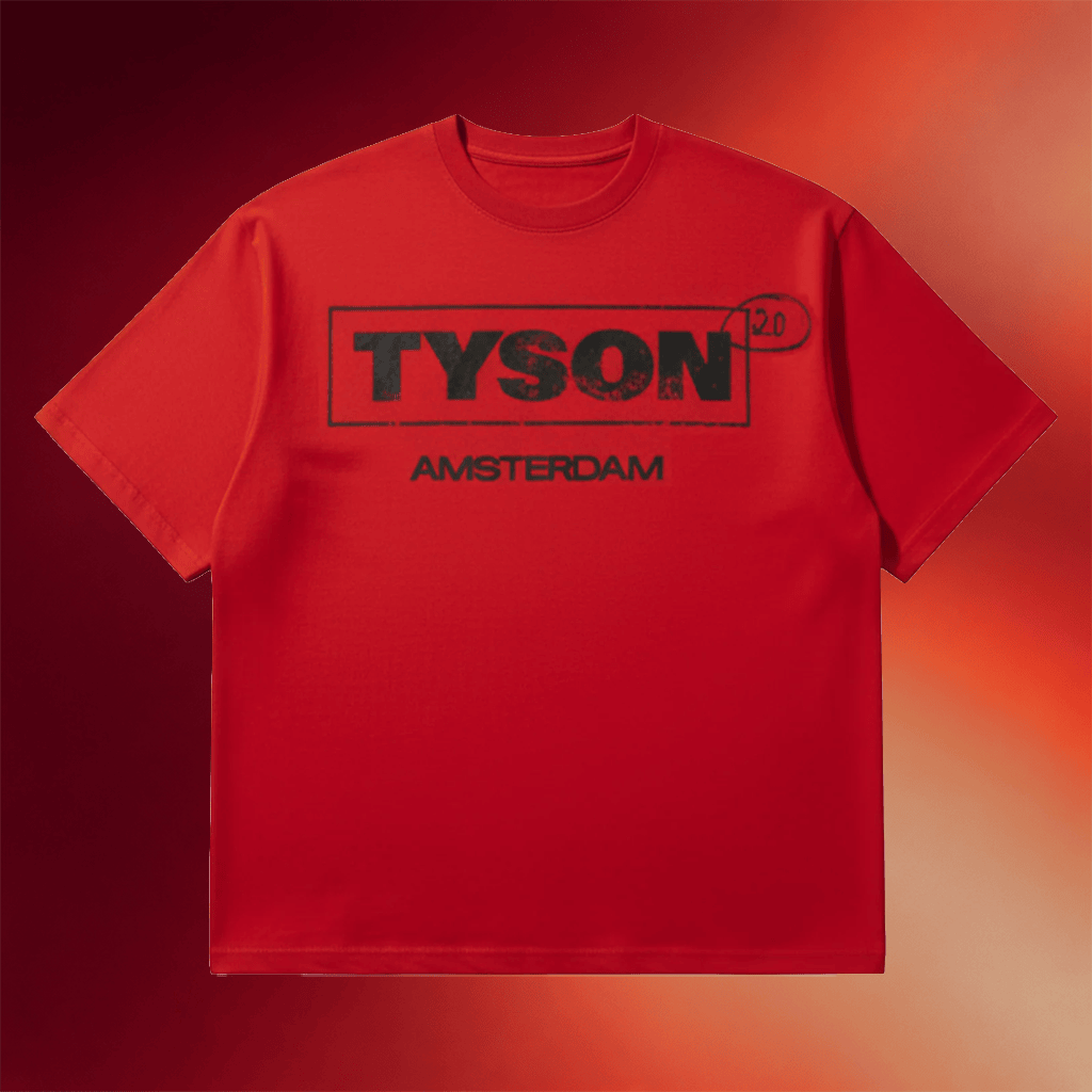 Tyson 20 Merch 2026 Logo T-Shirt Red Tyson 20 Amsterdam Shirt GIfts Ideas For Besties - Merchluma