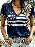 911 343 Fireman 25 Never Forget V-Neck Shirt Patriot Day Merch Gift Ideas For Women - Merchluma