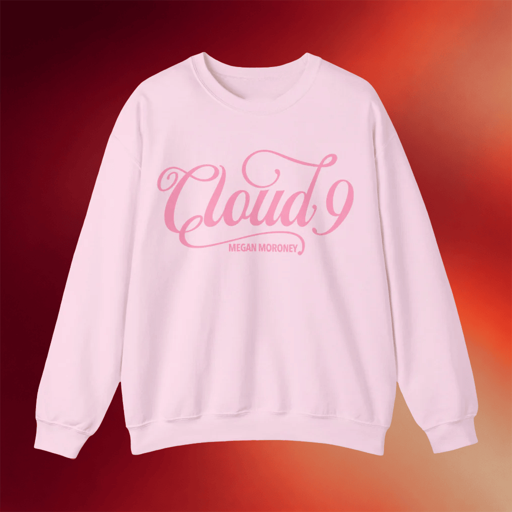 Megan Moroney Merch 2026 Cloud 9 Pink Crewneck Sweatshirt Megan Moroney Tour Merch Fan Gifts - Merchluma
