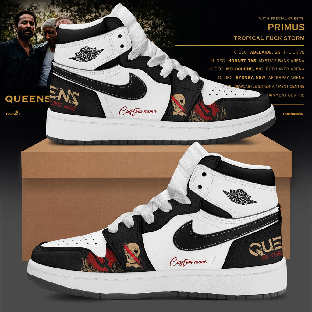 Personalized Queens Of The Stone Age Australia Tour 2026 Sneakers QOTSA Merch Music Fan Gifts - Merchluma