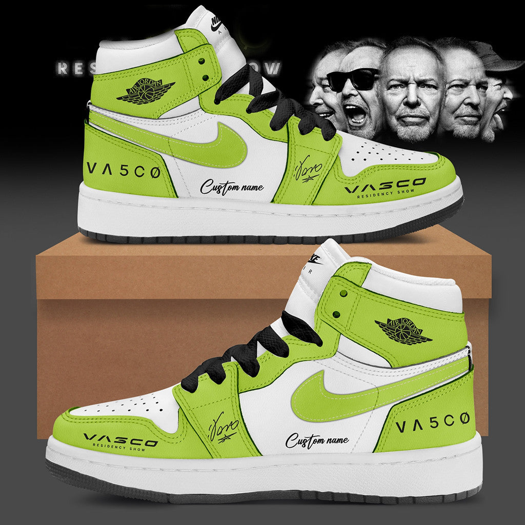 Personalized Vasco Residency Show 2027 Sneakers Vasco Rossi Merch Bonus Dad Gifts - Merchluma