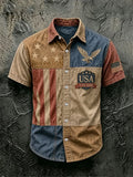 USA 1776 American Flag Hawaiian Shirt 4th Of July Merch Independence Day Gift - Merchluma