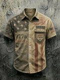 USA American Flag 1776 Hawaiian Shirt Liberty 1776-2026 Merch Proud Patriotic Veteran Gift - Merchluma