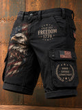 4th Of July Trendy Short 1776-2026 American Flag Merch Patriotic Veteran Gift - Merchluma