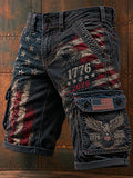 Independence Day USA Flag Shorts 4th Of July Merch 1776 2026 Patriotic Citizen Gift Ideas - Merchluma