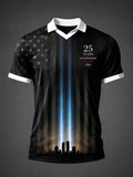 911 Never Forget V-Neck Jersey Proud 343 Firefighter Merch Patriotic Gift Ideas - Merchluma
