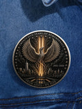 911 Twenty-Five Years Of Remembrance Button Pin Badge From Ashes We Rise Merch Patriot Day Gift - Merchluma