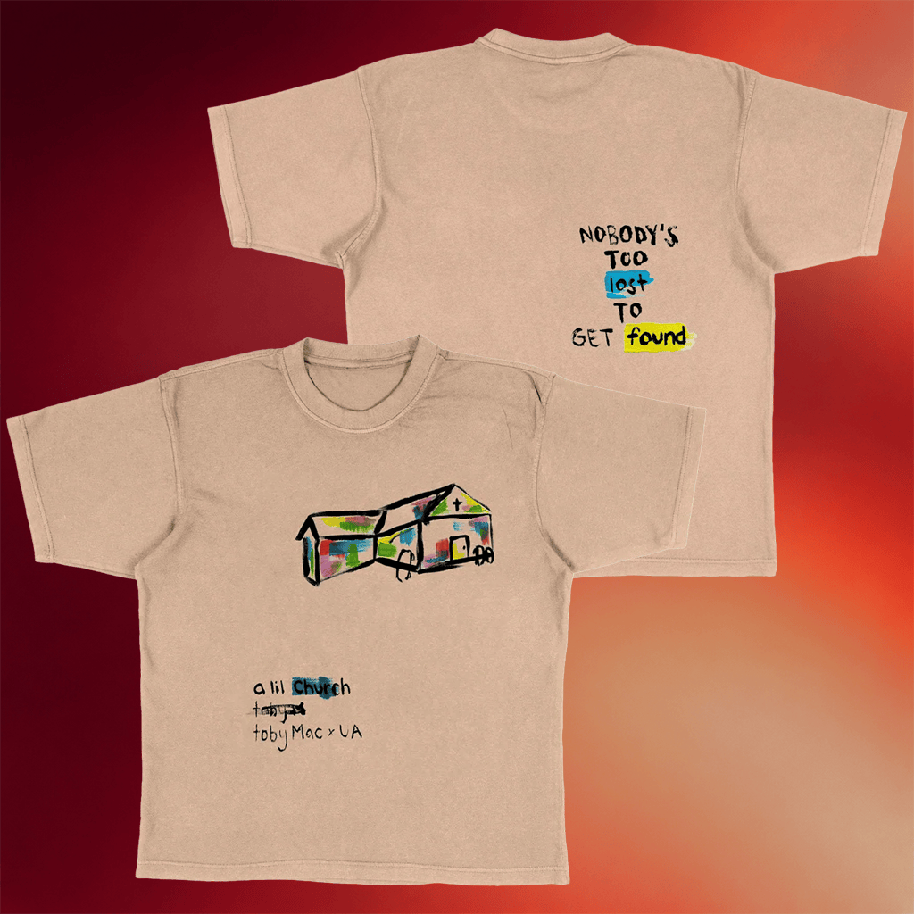 TobyMac Merch A Lil Church T-Shirt Nobody's Too Lost To Get Found Shirt Gifts For Rap Fans - Merchluma
