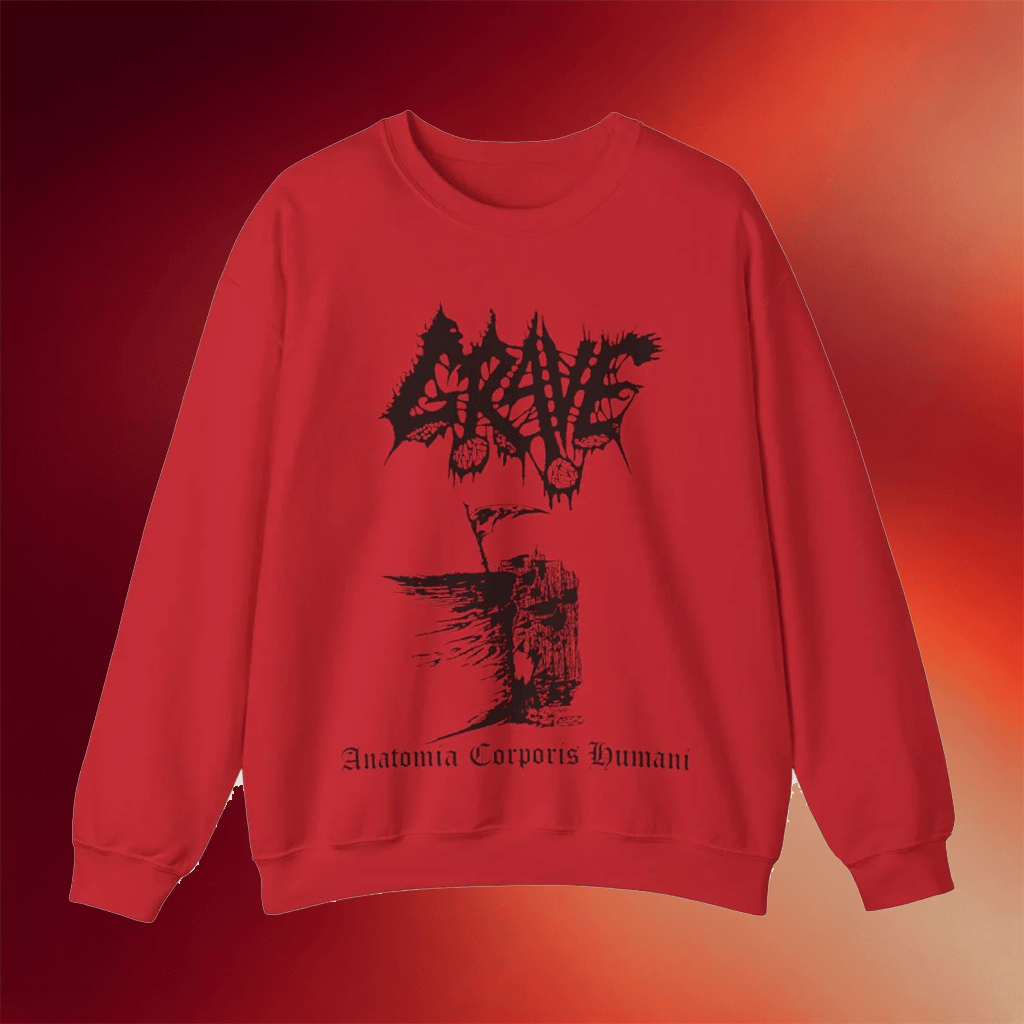 Necroharmonic Merch 2026 Grave Anatomia Corporis Humani Sweatshirt Gifts For BFF - Merchluma