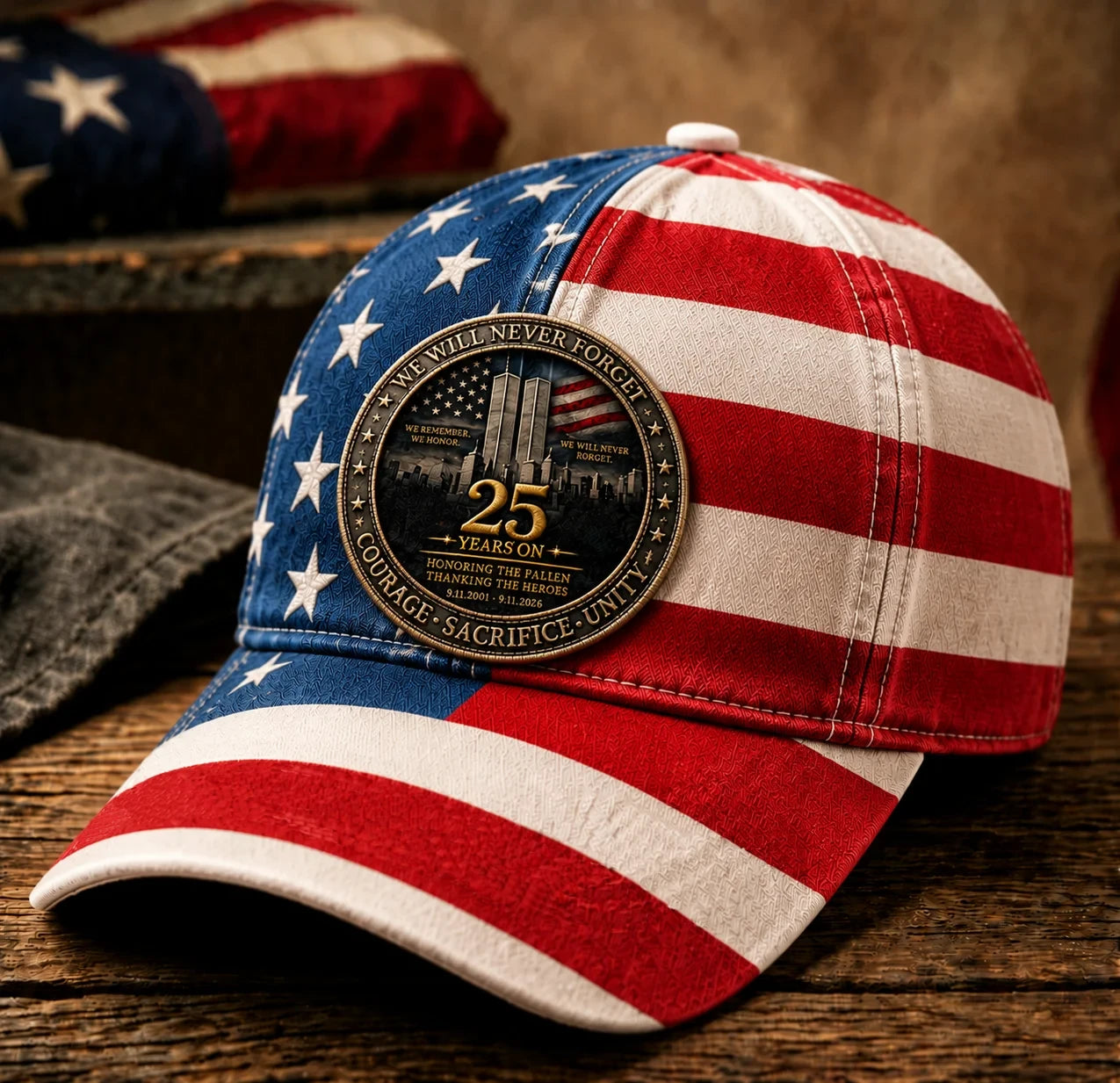 911 We Will Never Forget Baseball Cap Patriot Day Merch Proud 343 Fireman Gear - Merchluma