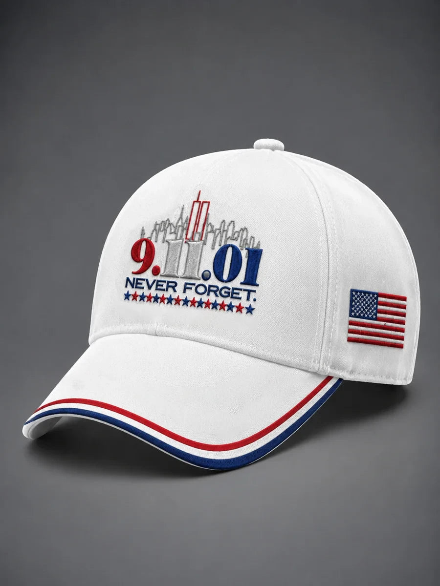 Never Forget 9 11 Twin Towers Baseball Cap We Will Never Forget Merch Memorial Gift - Merchluma