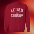 Logan Crosby Merch Collegiate Sweatshirt Cool Gifts For Music Lovers - Merchluma