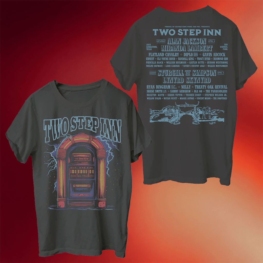 Two Step Inn Merch 2026 Jukebox Lineup T-Shirt Two Step Inn Festival Shirt Gift For Music Fans - Merchluma