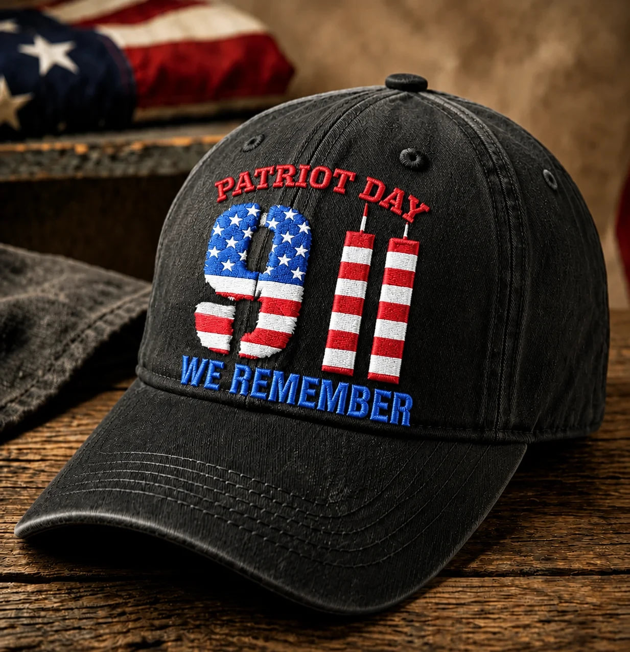 Patriot Day 9 11 We Remember Baseball Cap Never Forget Merch September 11 Memorial Gift - Merchluma