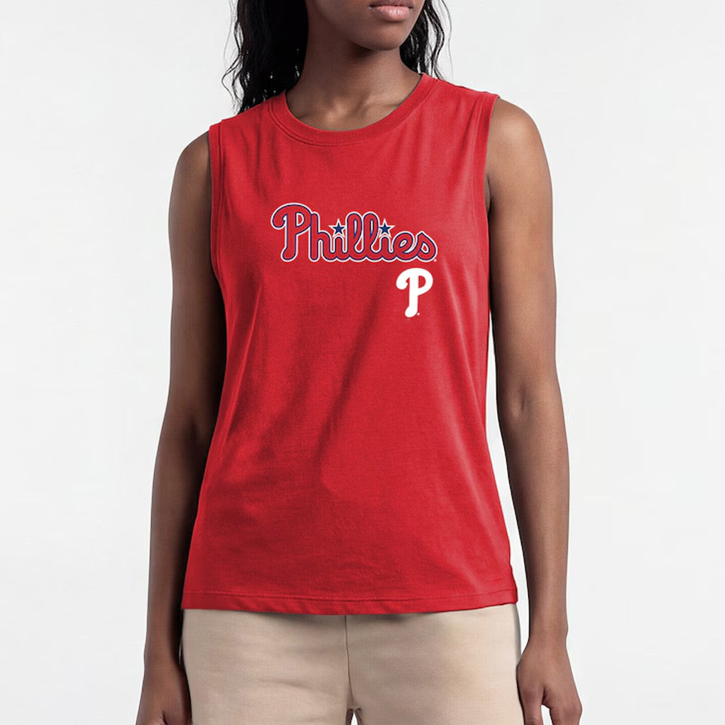 Philadelphia Phillies Merch 2026 Philadelphia Phillies Champion Tank Top Red Baseball Fan Gear - Merchluma