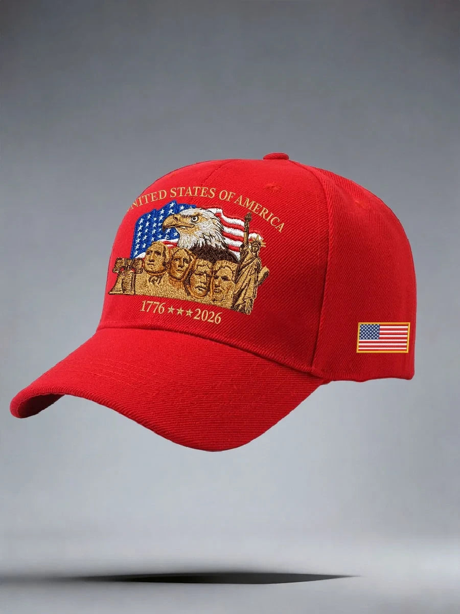 USA United We Stand Hat American Flag 1776-2026 Merch Proud Patriotic Veteran Gift - Merchluma