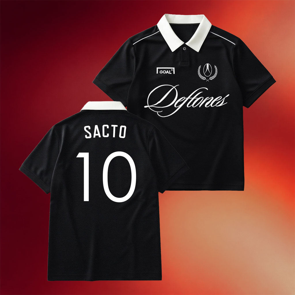Deftones Merch 2026 Deftones Soccer Jersey Black #10 Sacto Jersey Shirt Gift For Band Fans - Merchluma