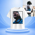 Denim Tears X Method Man Razor Blade T-Shirt White Method Man Merch Gift For Rapper Fans - Merchluma