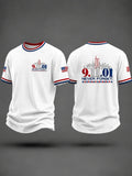 We Will Never Forget T-Shirt American Flag Never Forget Merch 4th Of July Gift - Merchluma