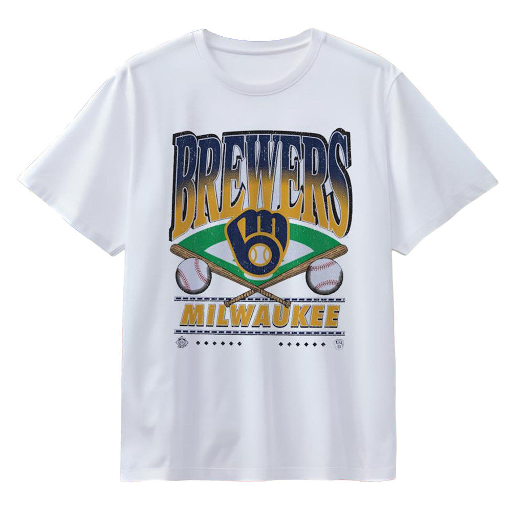 Milwaukee Brewers Baseball Logo T-Shirt Brewers Merch Gifts For Baseball Fans - Merchluma