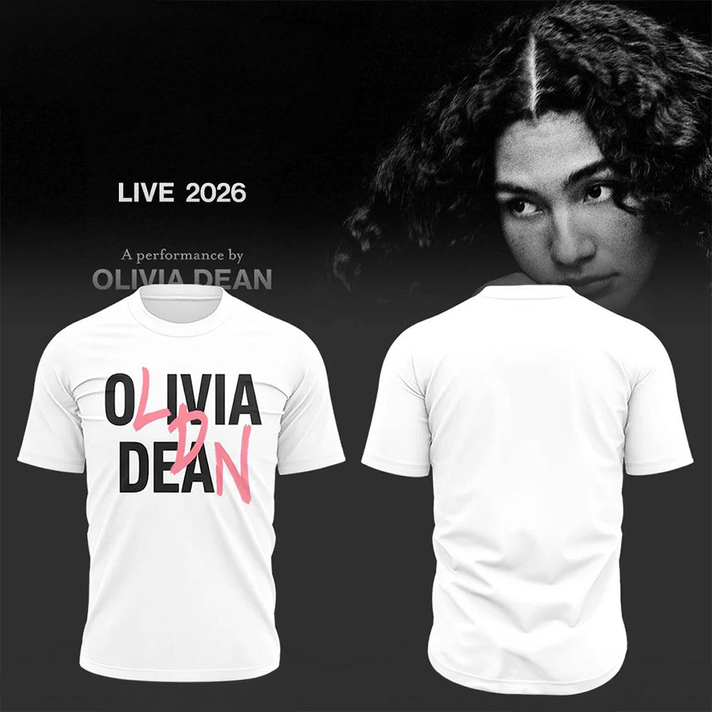 Olivia Dean Merch 2026 The Art Of Loving Live T-Shirt White Gift For Music Lovers - Merchluma