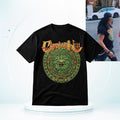 Slash Of Guns N Roses Cypress Hill T-Shirt Aztec Calendar Skull Graphic Tee Him Gifts - Merchluma