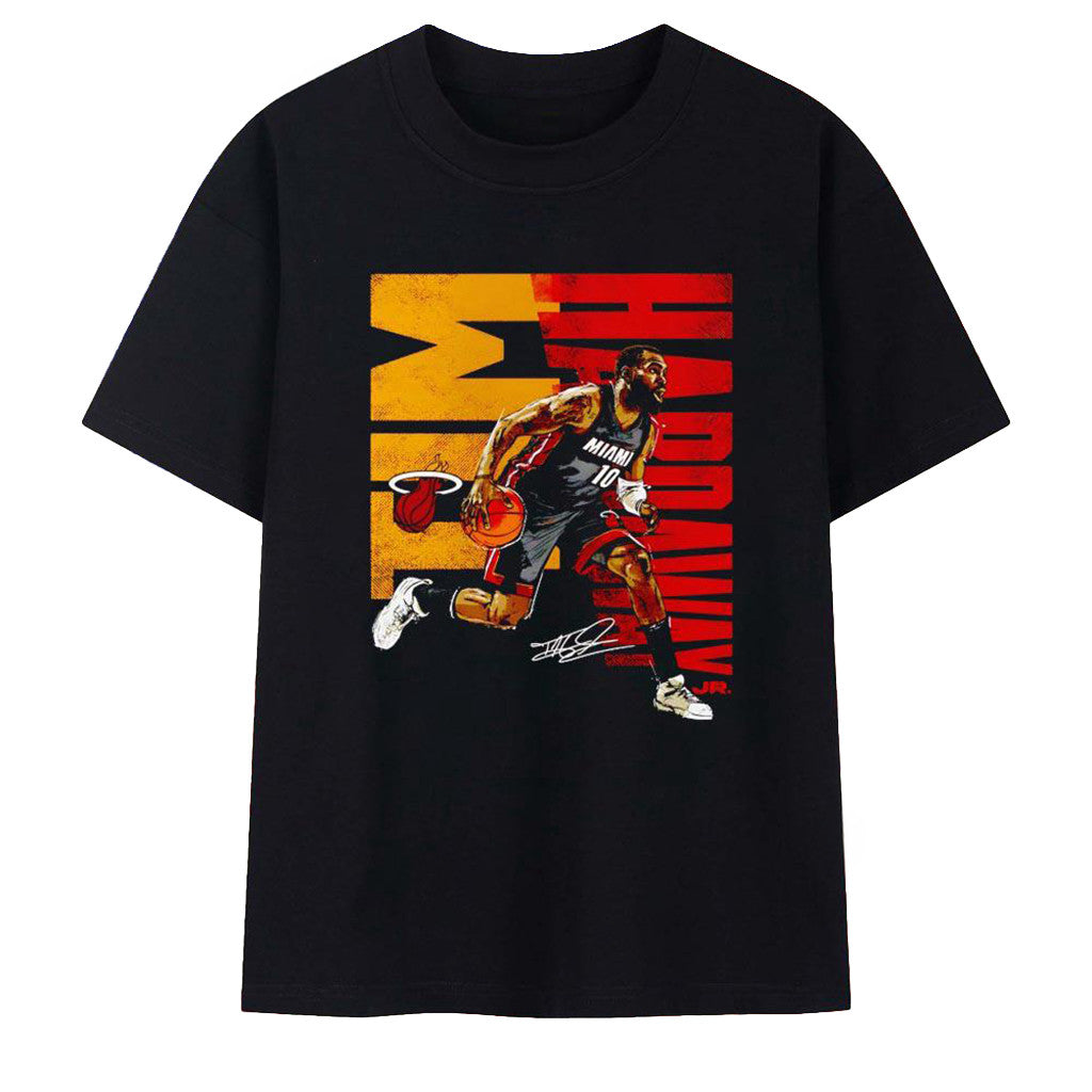 Tim Hardaway Jr Miami Heat Caricature T-Shirt Tim Hardaway Merch Gifts For Basketball Lover - Merchluma