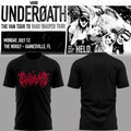 Underoath Merch 2026 The Van Tour To Vans Warped Tour At Florida Shirt Black Fan Apparel - Merchluma