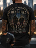 We Remember Our Rescuers T-Shirt 25th Anniversary Shirt Unique Gift For Him - Merchluma