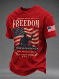 Freedom Never Dies T-Shirt Keep America Free Merch The Fight For Truth Gift - Merchluma